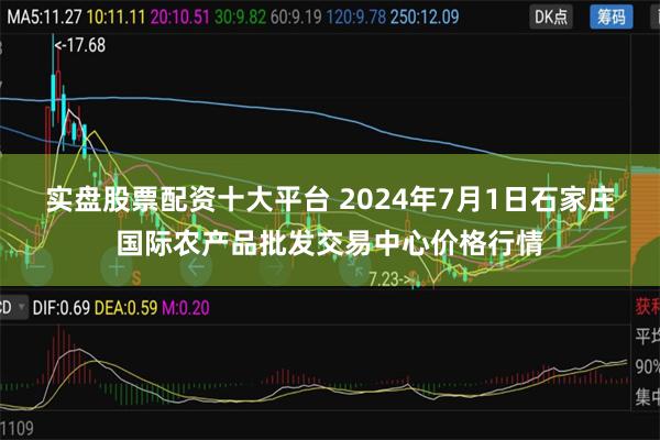 实盘股票配资十大平台 2024年7月1日石家庄国际农产品批发交易中心价格行情