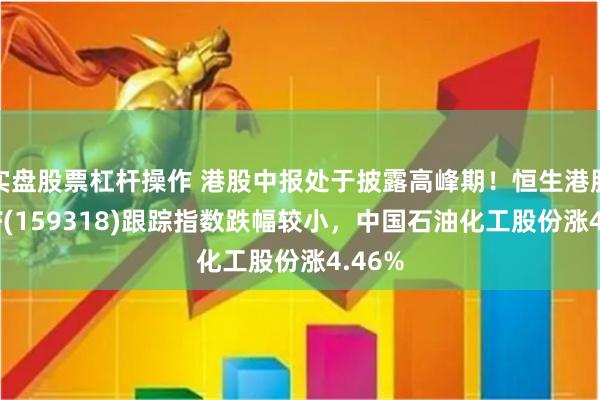 实盘股票杠杆操作 港股中报处于披露高峰期！恒生港股通ETF(159318)跟踪指数跌幅较小，中国石油化工股份涨4.46%